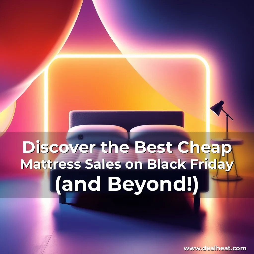 Read more about the article Discover the Best Cheap Mattress Sales on Black Friday (and Beyond!)