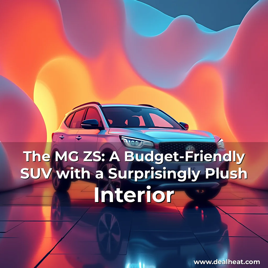 Read more about the article The MG ZS: A Budget-Friendly SUV with a Surprisingly Plush Interior