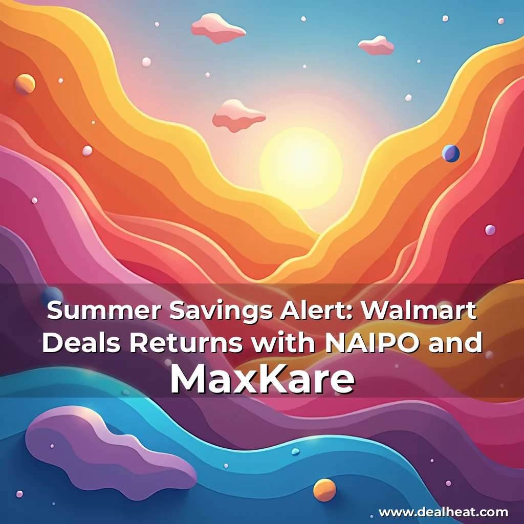 Read more about the article Summer Savings Alert: Walmart Deals Returns with NAIPO and MaxKare