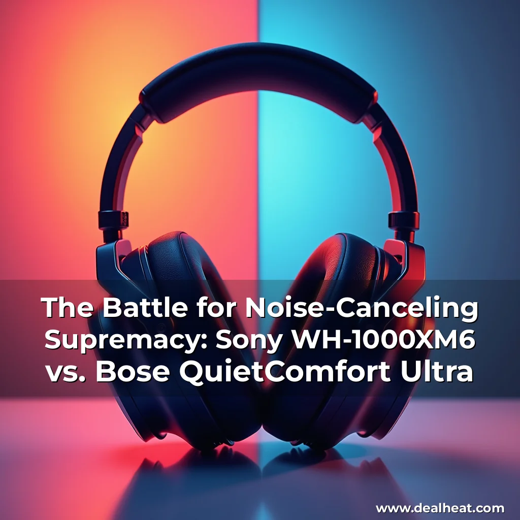 Read more about the article The Battle for Noise-Canceling Supremacy: Sony WH-1000XM6 vs. Bose QuietComfort Ultra