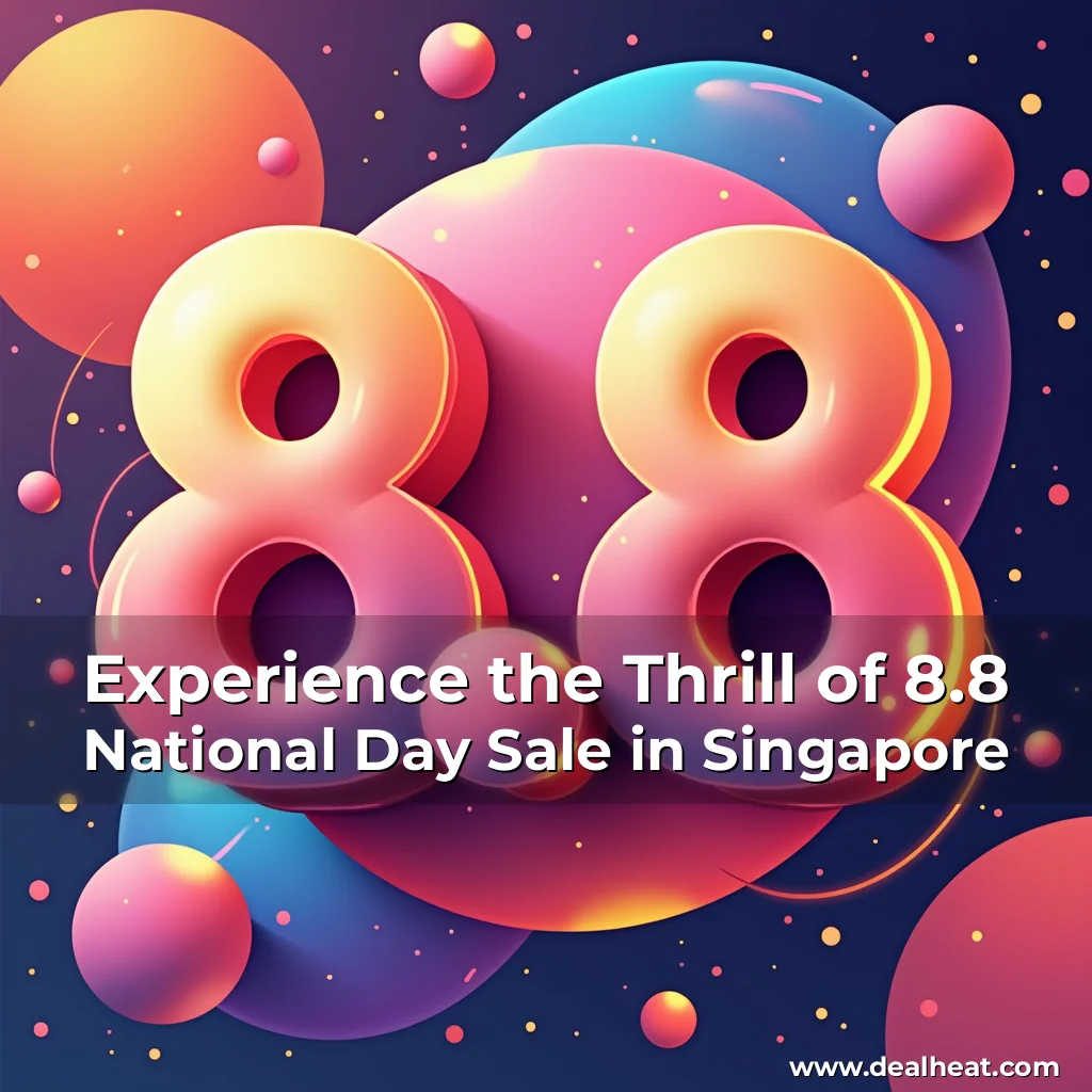 Read more about the article Experience the Thrill of 8.8 National Day Sale in Singapore