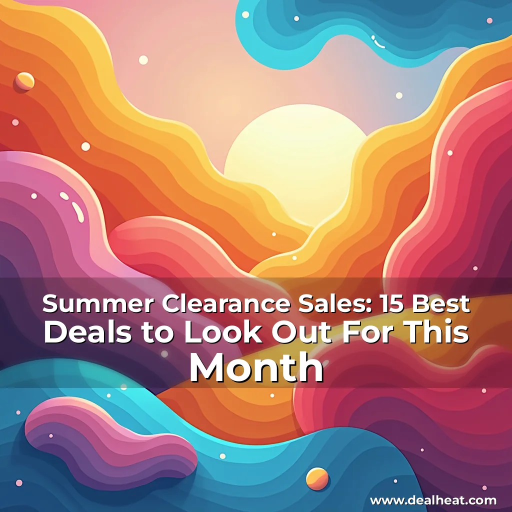 Read more about the article Summer Clearance Sales: 15 Best Deals to Look Out For This Month