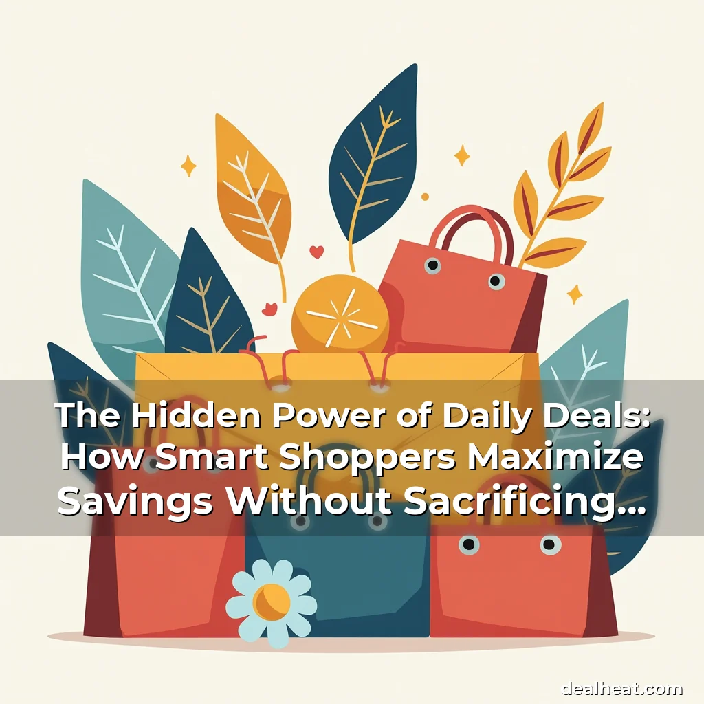 Read more about the article The Hidden Power of Daily Deals: How Smart Shoppers Maximize Savings Without Sacrificing Quality