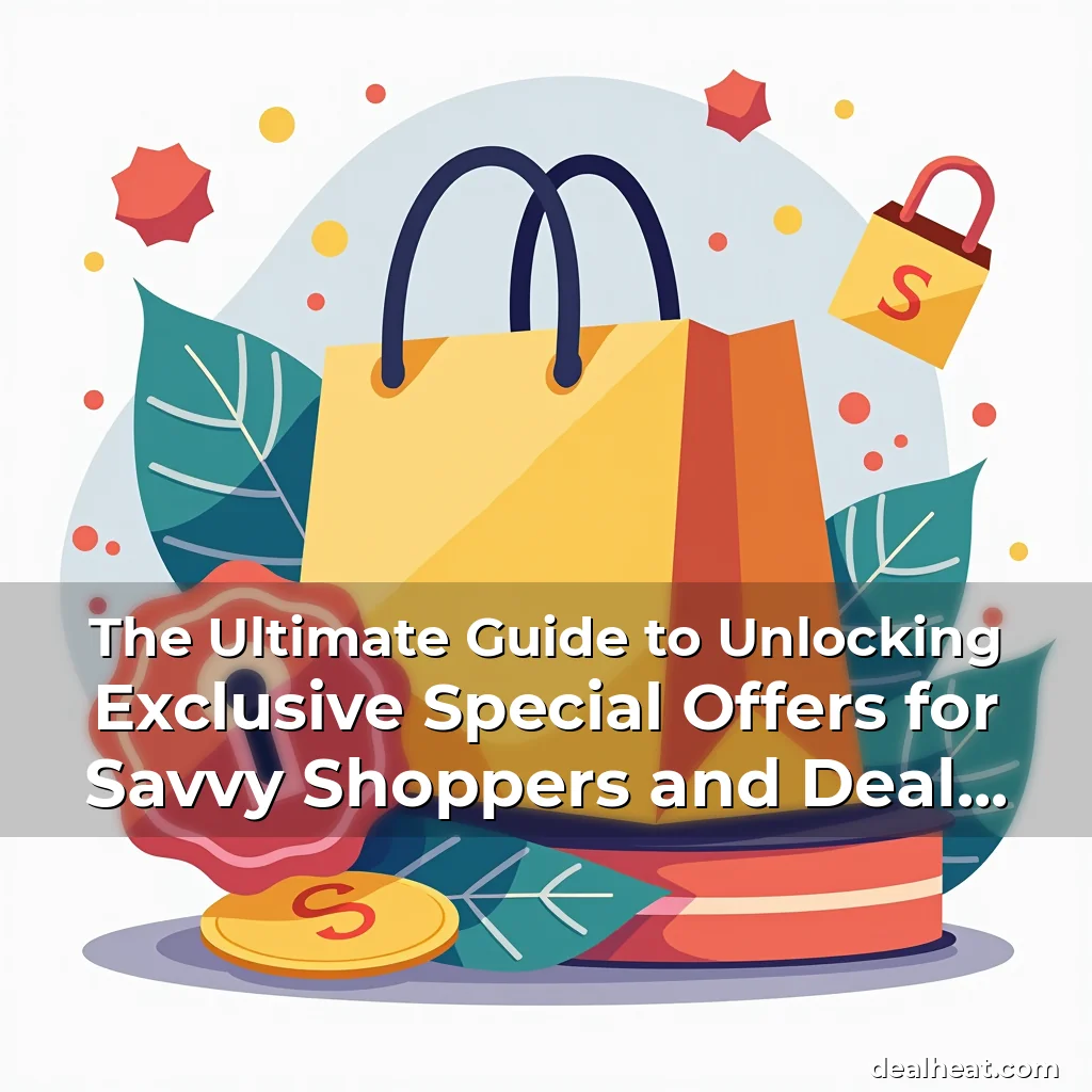 Read more about the article The Ultimate Guide to Unlocking Exclusive Special Offers for Savvy Shoppers and Deal Hunters