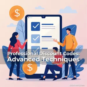 Artistic representation for Professional Discount Codes: Advanced Techniques