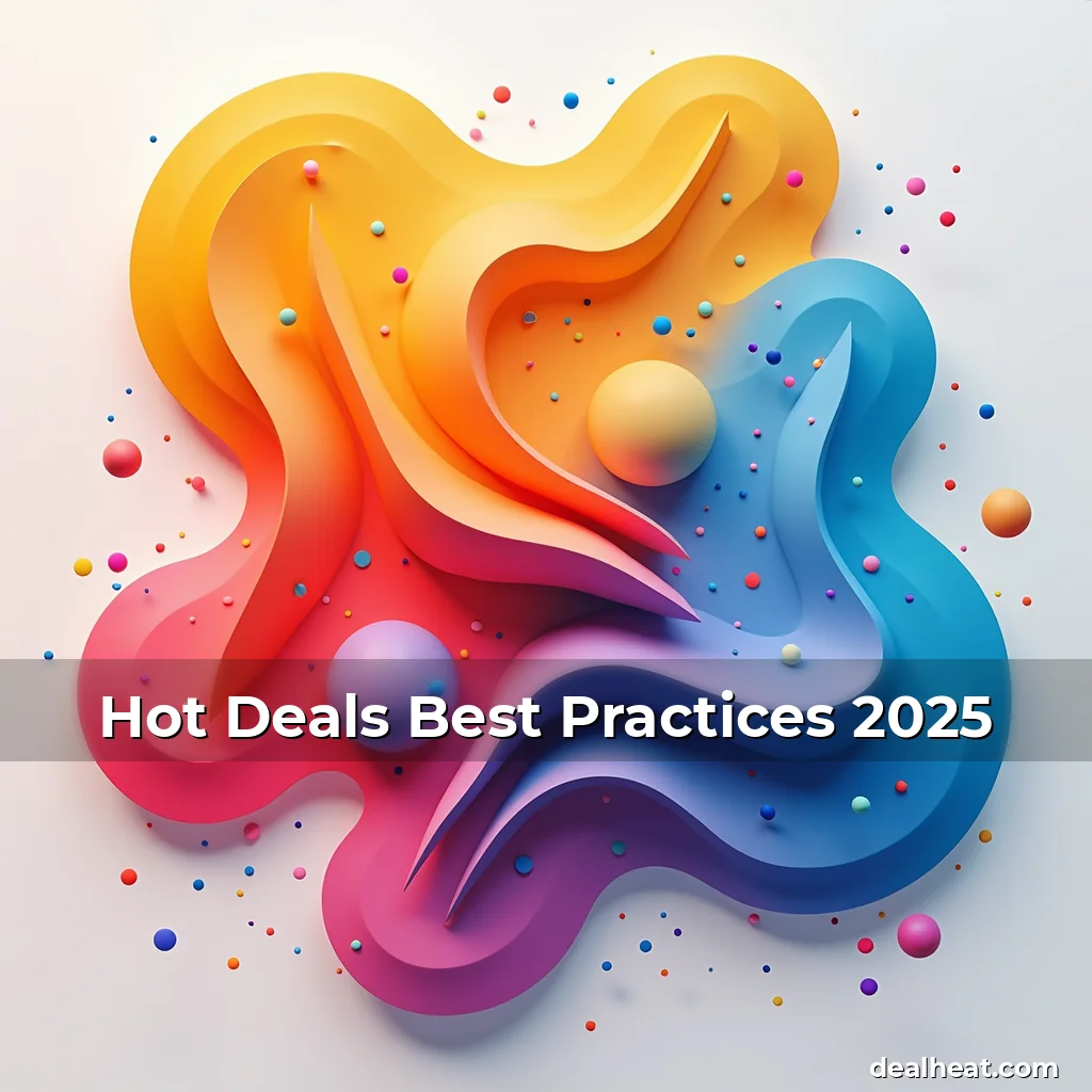 Artistic representation for Hot Deals Best Practices 2025