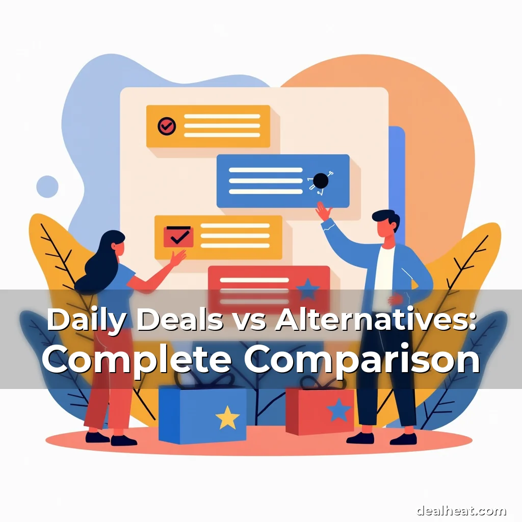 Artistic representation for Daily Deals vs Alternatives: Complete Comparison