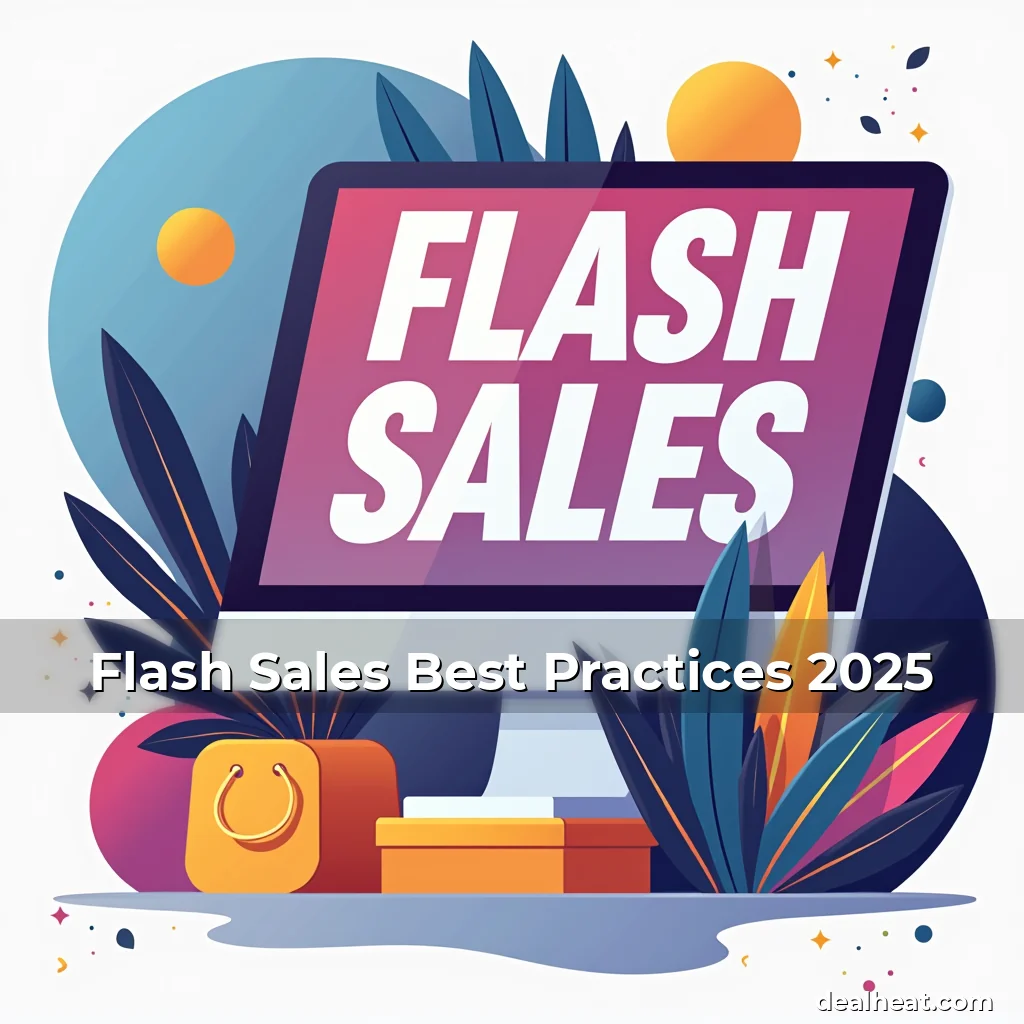 Artistic representation for Flash Sales Best Practices 2025
