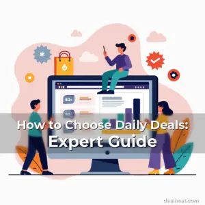 Artistic representation for How to Choose Daily Deals: Expert Guide