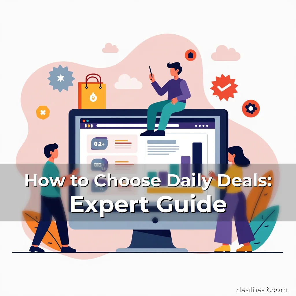 Artistic representation for How to Choose Daily Deals: Expert Guide