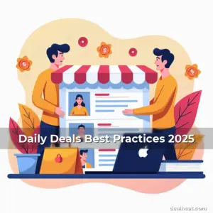 Artistic representation for Daily Deals Best Practices 2025