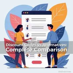 Artistic representation for Discount Codes vs Alternatives: Complete Comparison