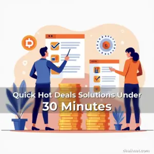 Artistic representation for Quick Hot Deals Solutions Under 30 Minutes