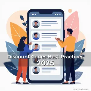 Artistic representation for Discount Codes Best Practices 2025