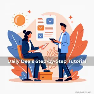 Artistic representation for Daily Deals Step-by-Step Tutorial