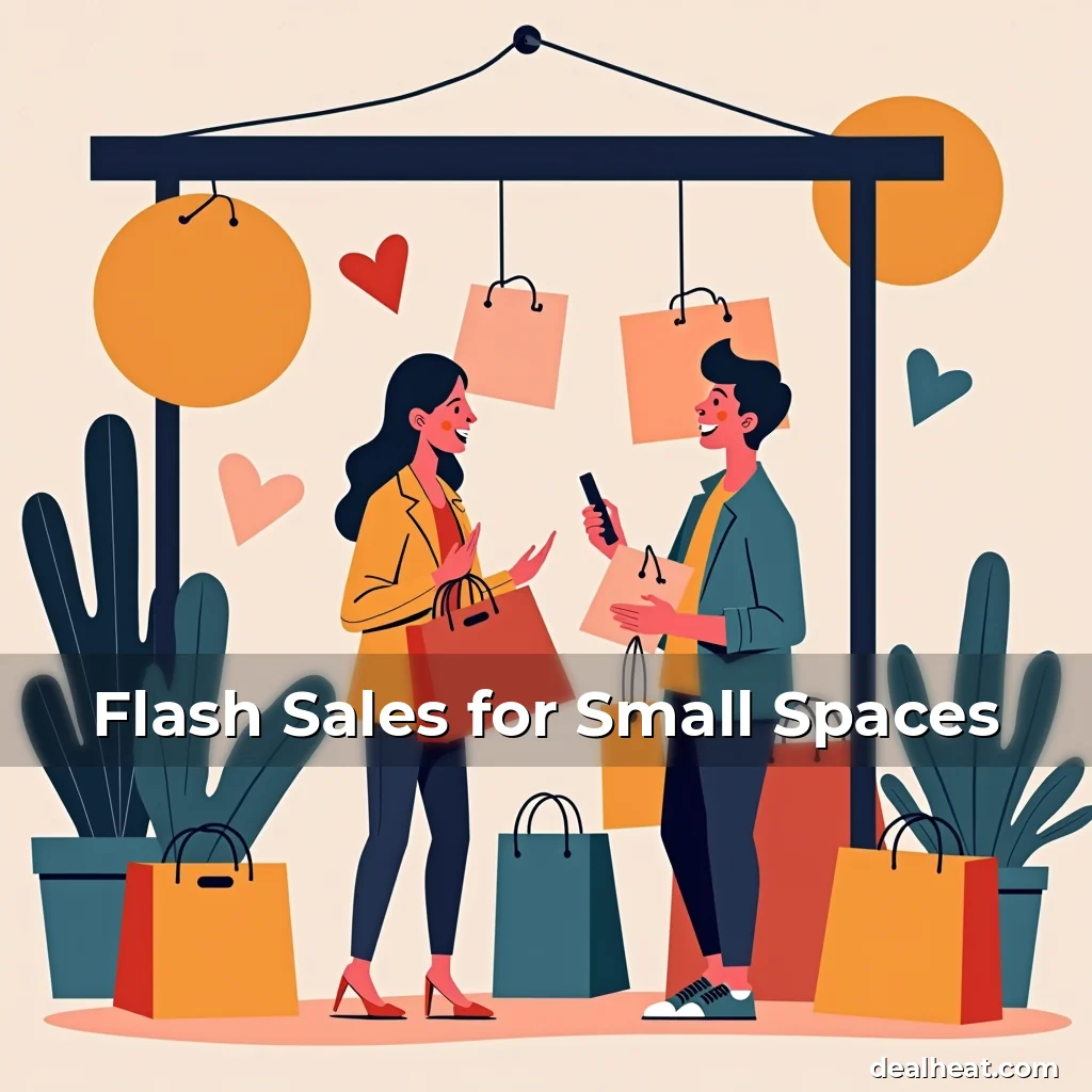 Artistic representation for Flash Sales for Small Spaces