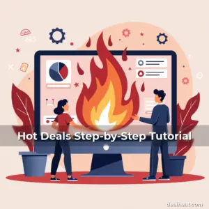 Artistic representation for Hot Deals Step-by-Step Tutorial