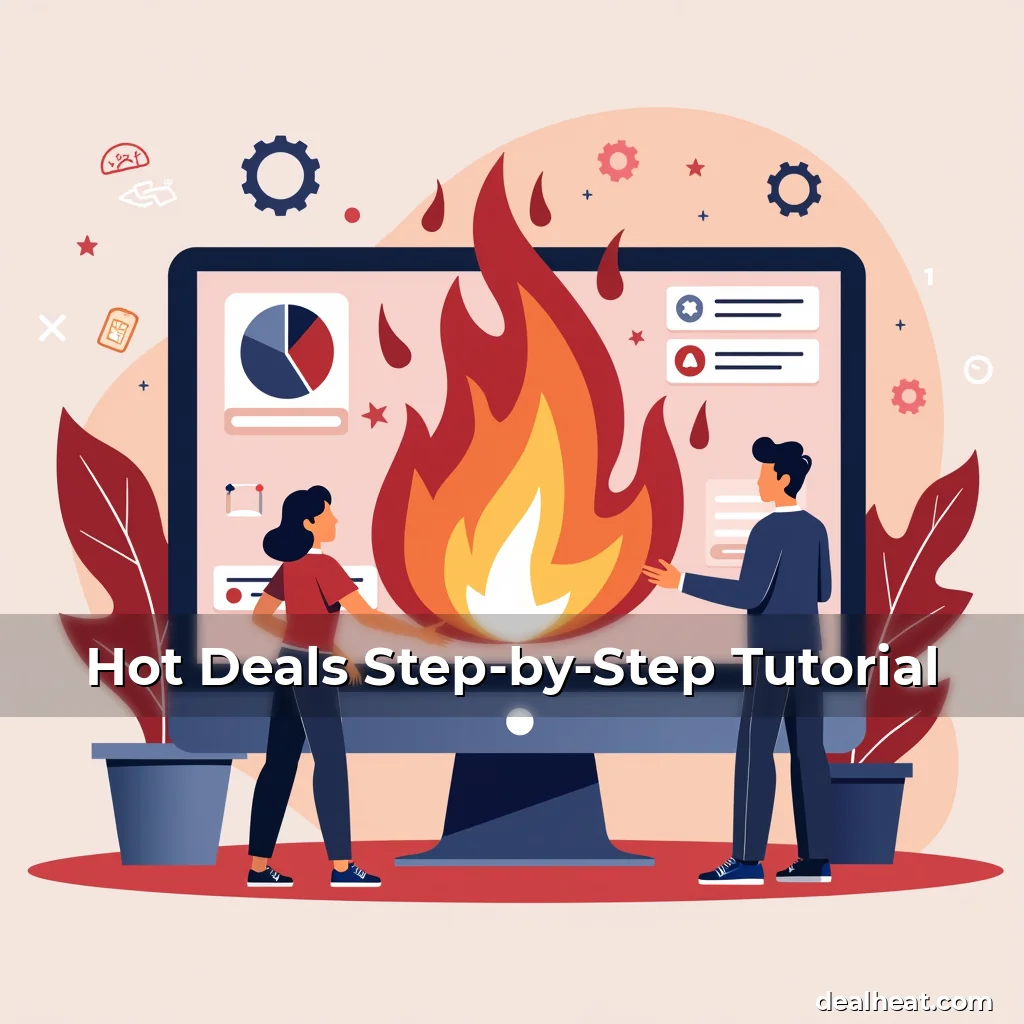 Artistic representation for Hot Deals Step-by-Step Tutorial